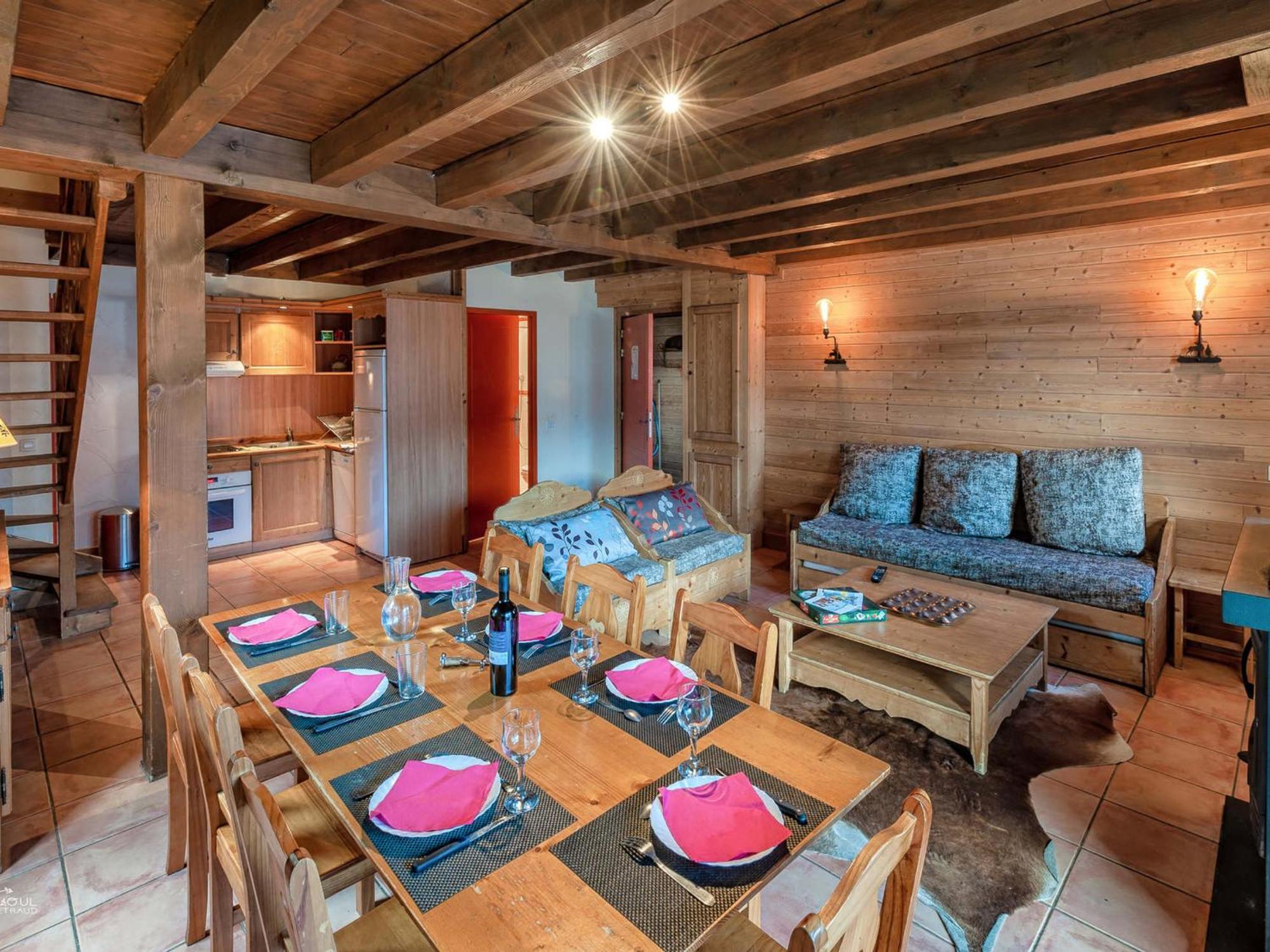 Chalet En Bois Avec 3 Chambres A Pra Loup - Fr-1-165A-47 Uvernet-Fours ภายนอก รูปภาพ